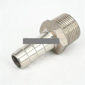 3/8 "BSPT ذكر x 10 مللي متر خرطوم الشائكة 304 ماسورة من الفولاذ المقاوم للصدأ تركيب خرطوم الذيل موصل 230 PSI in Kuwait