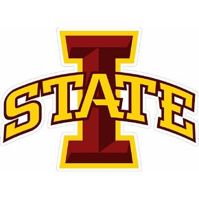 ملصق فينيل لكرة القدم من Iowa State Cyclones (أي مقاسات) ملصقات جامعة ولاية Iowa من الفينيل لشاحنة السيارة، الخوذة، الكمبيوتر المحمول، البهلوانات، شعار الفريق (5 بوصة) in Kuwait