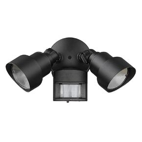 تهليل الإضاءة 24 Lumen Flood Lights 2-Light Matte Black Motion المنشط للأماكن الخارجية المتكاملة LED تركيبات الإضاءة LFL2BKM in Kuwait