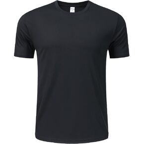 Men's Short Sleeve Mesh Workout Shirts Dry Fit Gym Quick Dry Athletic Running Tops Tee Sports T-Shirt in Saudi Arabia