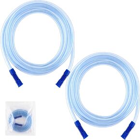 2 Pack 10 Feet Extra Long Extended Suction Connection Tube, Flexible Suction Hose Compatible with Various Devices,Universal 8 mm interface for Use in Saudi Arabia