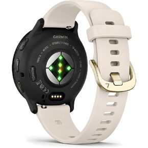 سوار سيليكون 22 مم متوافق مع Venu 4 45 مم/Venu 3/Venu 2، حزام بديل رياضي ناعم مقاوم للماء لـ Vivoactive 4/Forerunner 265/255/745 للرجال والنساء in Kuwait