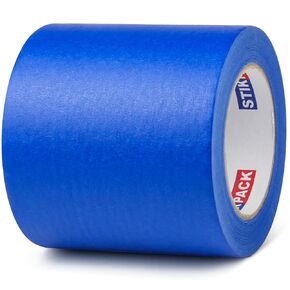 Wide Painters Tape 4 inch x 55 yds, Extra Wide Blue Masking Tape for Laser Cutting, 3D Printing, and Painting, Removes Cleanly with No Residue in Kuwait
