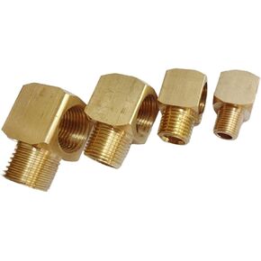 1/8 "1/4" 3/8 "1/2" ذكر إلى أنثى الموضوع النحاس الكوع وصلة أنابيب موصل مقرنة (3/8 ") in Kuwait