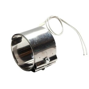 1pcs Stainless Steel Ceramic and High Temperature Band Heater Inner Dia.55mm Heating Element 390W/410W/440W Height 75/80/85mm(Gold,110V_390W 55X75MM(IDXH)) in Kuwait