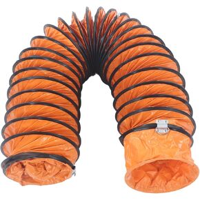 Generic Flexible Duct Hose, 8in PVC Industrial Ventilation Ducting with Carbon Wire Spring and Retardant, for Exhaust Fans in Factories Basements Farms (GenericVXMY1U8E-11) in Kuwait