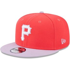 عصر جديد بيتسبرغ بايرتس 9FIFTY 2Tone Color Pack Snapback Cap، قبعة قابلة للتعديل in Kuwait
