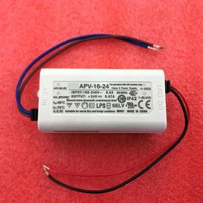 APV-16-24V 16W ​​الجهد المستمر LED معدات الإضاءة الإعلانية الزخرفية مزود الطاقة in Kuwait