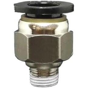 10PC DN6 G 1/8" Male x Fit Tube OD 10mm Nickel Plated Brass Pneumatic Air Hose Quick Connector Push In Coupler Water Gas Oil Plumbing Fittings in Kuwait