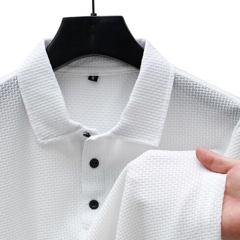 نسيم قمصان بولو للرجال البيرة البطن محكم قصيرة الأكمام Wearbreeze قمصان عادية الياقة سريعة الجافة قميص جولف in Kuwait