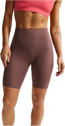 شورت راكب الدراجة النارية Zenvy Gentle-Support عالي الخصر مقاس 8 بوصات من Nike للسيدات in Kuwait