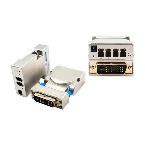 DVI-D Fiber Extender Single Mode multimode 1500 m | 4 core LC optical fiber in Kuwait