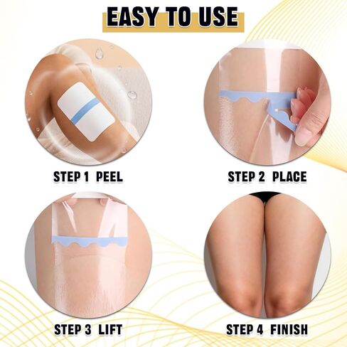 20 PCS Instant Thigh Lifts, Waterproof Thigh Lift Tape for Loose Skin, Transparent Anti-Friction Instant Lift Tape for Women Arm, Legs, Tummy & Back in Kuwait