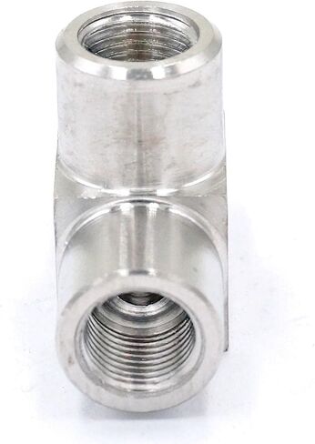 Equal 1/8" Female Threaded Tee 3 Way 304 Stainless Steel Pipe Fitting Connector Max Pressure 2.5 Mpa in Saudi Arabia