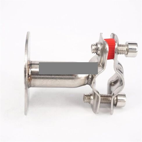 45mm 304 Stainless Steel Pipe Clamp Clip Support bracket with base plate Pole Length 100mm in Kuwait