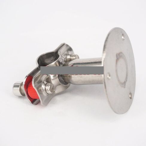 45mm 304 Stainless Steel Pipe Clamp Clip Support bracket with base plate Pole Length 100mm in Kuwait