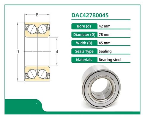 1 قطعة DAC42780045 42x78x45 510072 BAH-0069 محور العجلة تحمل in Kuwait