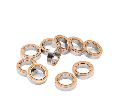 Bimetal Seal Shield Micro deep Groove Bearing 10pcs SMR117-2RS 7X11X3mm Stainless Steel Ceramic Without Grease Fast Turning in Kuwait