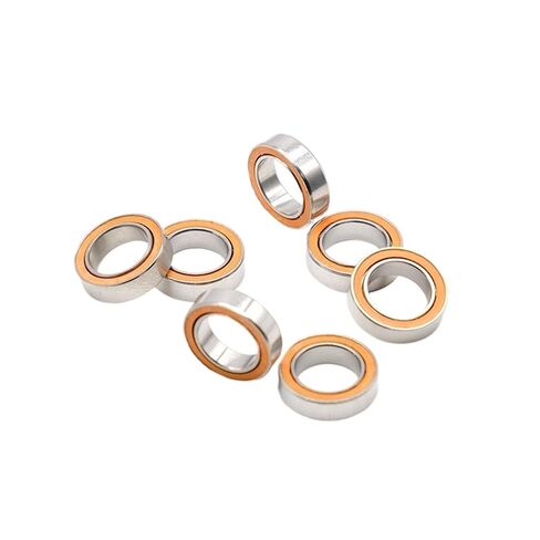 Bimetal Seal Shield Micro deep Groove Bearing 10pcs SMR117-2RS 7X11X3mm Stainless Steel Ceramic Without Grease Fast Turning in Kuwait