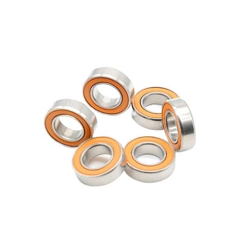 ثنائية المعدن ختم درع مايكرو الأخدود العميق تحمل 10 قطعة S689-2RS CB 9x17x5 مللي متر ABEC-7 الفولاذ المقاوم للصدأ الهجين السيراميك in Kuwait