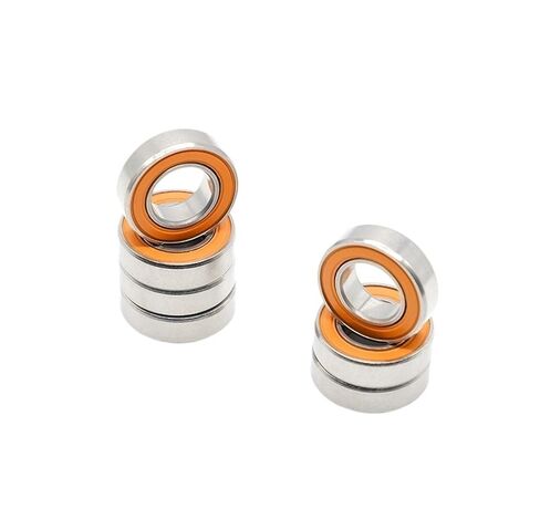 ثنائية المعدن ختم درع مايكرو الأخدود العميق تحمل 10 قطعة S689-2RS CB 9x17x5 مللي متر ABEC-7 الفولاذ المقاوم للصدأ الهجين السيراميك in Kuwait