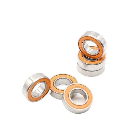 ثنائية المعدن ختم درع مايكرو الأخدود العميق تحمل 10 قطعة S689-2RS CB 9x17x5 مللي متر ABEC-7 الفولاذ المقاوم للصدأ الهجين السيراميك in Kuwait