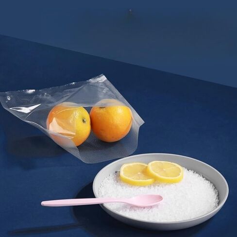 100Pcs Vacuum Food Storage Bags, 3 Sizes Reusable Vacuum Sealed Bags for Food Storage, Vacuum Cooking, Fruit Fresh Keeping, Kitchen Supplies(XL) in Kuwait