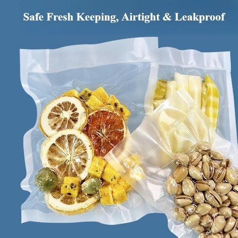 100Pcs Vacuum Food Storage Bags, 3 Sizes Reusable Vacuum Sealed Bags for Food Storage, Vacuum Cooking, Fruit Fresh Keeping, Kitchen Supplies(XL) in Kuwait