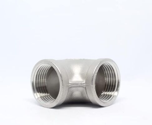 1/8 "1/4" 3/8 "1/2" 3/4 "1" 1-1/4 "1-1/2" الكوع 90 درجة زاوية الفولاذ المقاوم للصدأ 304 أنثى تركيب الأنابيب الملولبة (1") in Kuwait