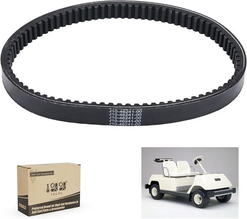 10L0L Golf Cart Clutch Drive Belt for Yamaha G1 G3 2 Cycle Gas Models 1978-1989,OEM# J10-46241-00-00, J17-46241-00-00 in Kuwait