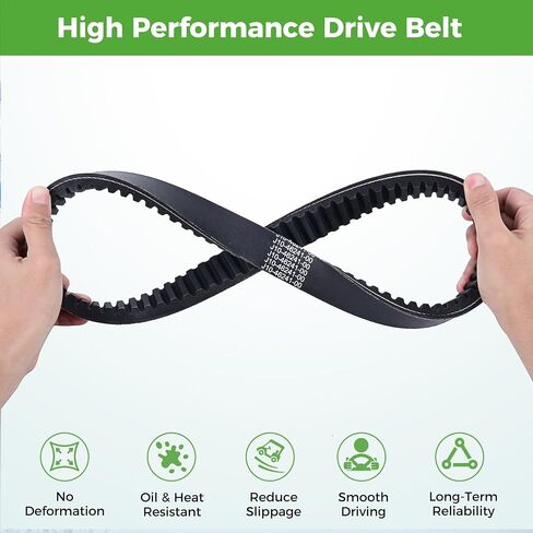 10L0L Golf Cart Clutch Drive Belt for Yamaha G1 G3 2 Cycle Gas Models 1978-1989,OEM# J10-46241-00-00, J17-46241-00-00 in Kuwait