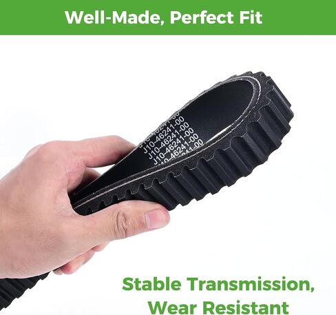 10L0L Golf Cart Clutch Drive Belt for Yamaha G1 G3 2 Cycle Gas Models 1978-1989,OEM# J10-46241-00-00, J17-46241-00-00 in Kuwait