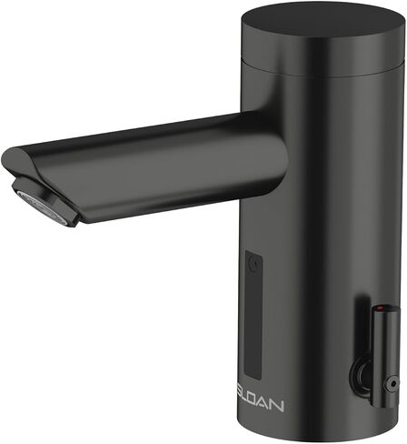 Sloan Optima EAF-250-ISM Sensor Activated Touch-Free Faucet, Commercial Grade with Mounting Hardware, Integrated Side Mixer - 0.5 GPM Battery-Powered Deck-Mounted Mid Body, Polished Chrome, 3335061 in Saudi Arabia