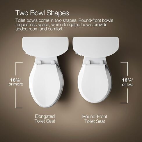 KOHLER Cimarron Comfort Height مرحاض بارتفاع كرسي من قطعتين أمامي مستدير 1.6 gpf in Kuwait