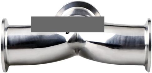 3/4" Stainless Steel 304 Tri Clamp OD 50.5mm Tee 3 Way Bend Y Type Shape Pipe Fitting in Saudi Arabia