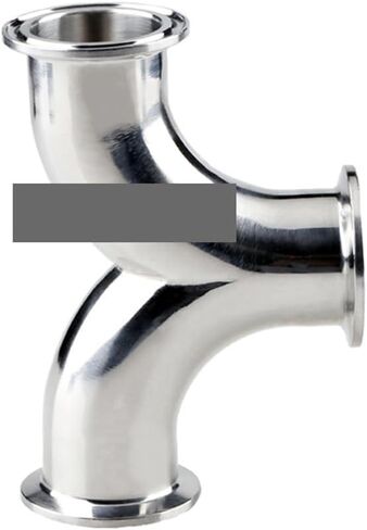 3/4" Stainless Steel 304 Tri Clamp OD 50.5mm Tee 3 Way Bend Y Type Shape Pipe Fitting in Saudi Arabia