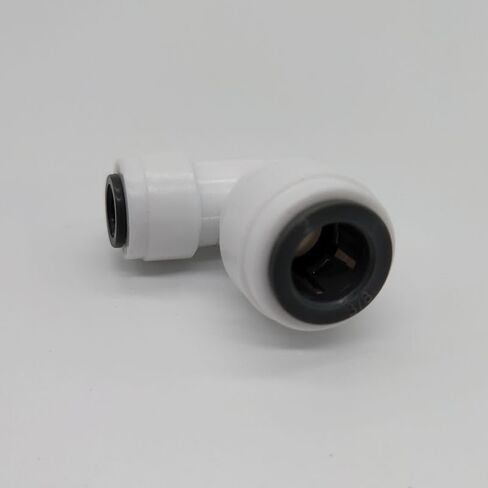 50Pcs/Lot 1/4" - 3/8" Elbow RO Water Fitting 6.5mm-9.5mm Reducing POM Hose PE Pipe Quick Connector Water Filter Parts in Saudi Arabia