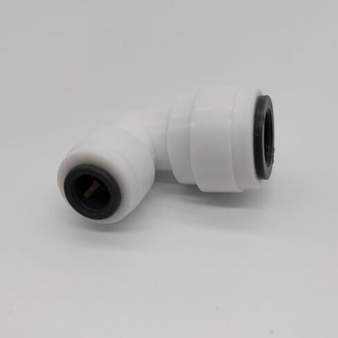50Pcs/Lot 1/4" - 3/8" Elbow RO Water Fitting 6.5mm-9.5mm Reducing POM Hose PE Pipe Quick Connector Water Filter Parts in Saudi Arabia