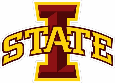 Iowa State Cyclones Football Vinyl Sticker (Any Sizes) Iowa State University Stickers Decal Vinyl for car Bumper Truck, Helmet, Laptop, tumblers, Team Logo (5 inch) in Kuwait