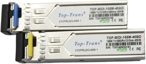 Compatible Module Top-bidi-155M-40A/BD 155MBIDI Single Fiber bidirectional 40KM Optical Module in Kuwait