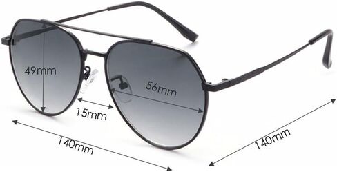 Tinted Gray Nearsighted Distance Sunglasses Blue Light Blocking Shortsighted Myopia Glasses Men Wome Metal Frame in Kuwait