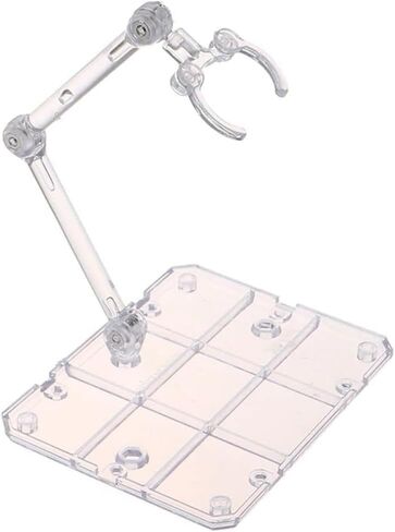 Transparent Action Figure Stand, Doll Model Display Holder Base Doll Support Stand Compatible with HG RG SD SHF Gundam 1/144 Toy, Collectible Display and Storage, Martial Arts Weapon Stands in Kuwait