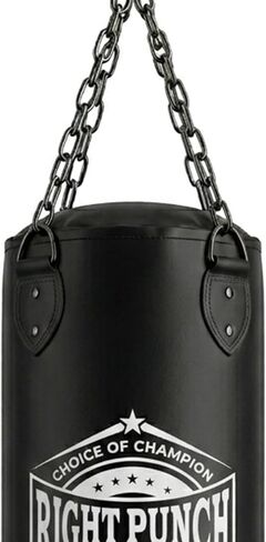 Punching Bag Unfilled, PU Leather, Heavy Duty, with Chain, for Boxing and MMA Training in Kuwait