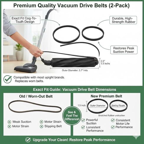 Replacement of Bissell Proheat 2X Belt Set #160-2669 & 203-6804 in Kuwait