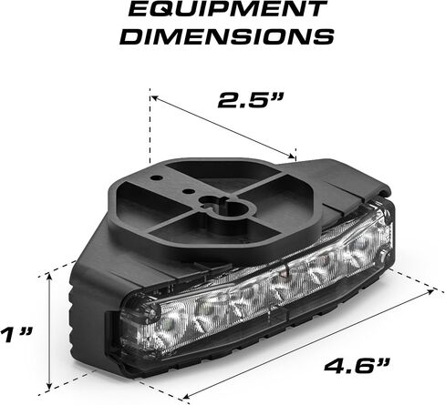 Feniex Fusion Under Mirror Light | Blue | 3-Modes | 6 LEDs, Super Bright 3 Watt LEDs, SAE Class 1 in Kuwait