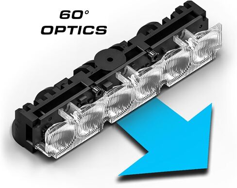 Feniex Fusion Under Mirror Light | Blue | 3-Modes | 6 LEDs, Super Bright 3 Watt LEDs, SAE Class 1 in Kuwait