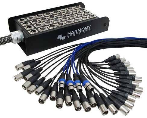 صندوق كابل Harmony Audio HA-SB32150 Pro Stage XLR Snake 32 قناة - 150 قدم (28 إرسال، 4 إرجاع) in Saudi Arabia