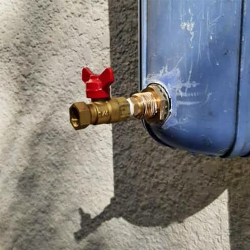 Hoashing 2 قطعة تركيبات الحاجز النحاسي 1/8 "NPT أنثى اقتران و 3/8" ذكر مستقيم الموضوع 32 مللي متر تمديد موصل خزان المياه in Kuwait