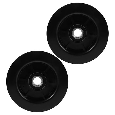 Homoyoyo 2pcs Double Groove Pulley with Bearings for Forklift, Nylon and Metal Guide Roller Minimizing Friction, Fit for 3 Ton Models in Demanding Industrial Settings in Kuwait