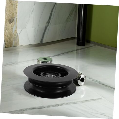 Homoyoyo 2pcs Double Groove Pulley with Bearings for Forklift, Nylon and Metal Guide Roller Minimizing Friction, Fit for 3 Ton Models in Demanding Industrial Settings in Kuwait